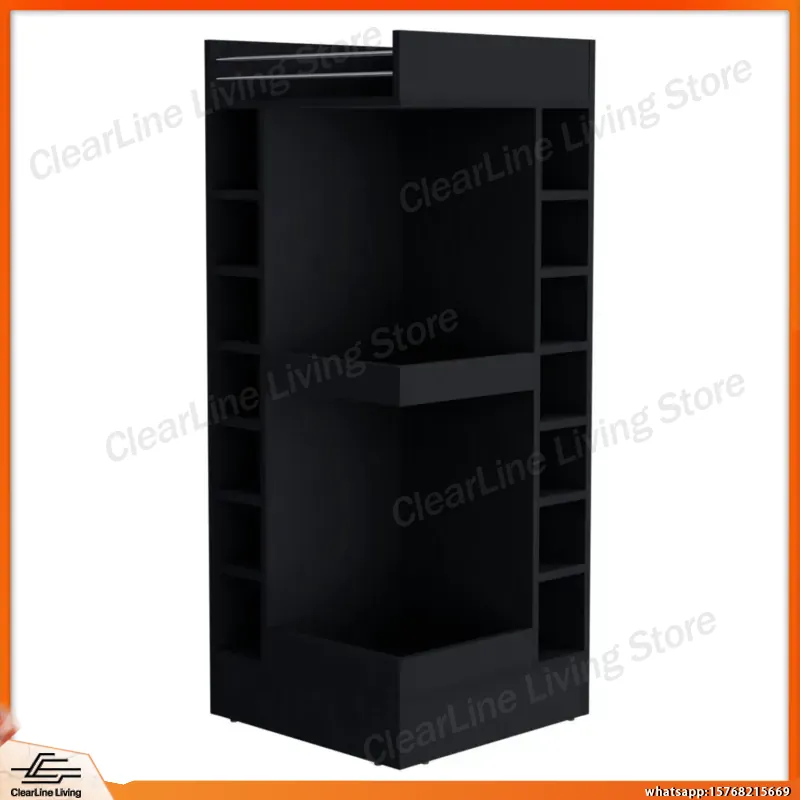 Black Corner Bar Cabinet with  – обзор и цена Wine Beer Rum