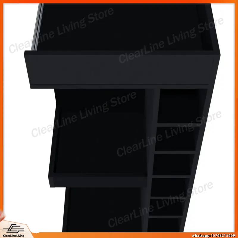 Black Corner Bar Cabinet with  – обзор и цена Wine Beer Rum