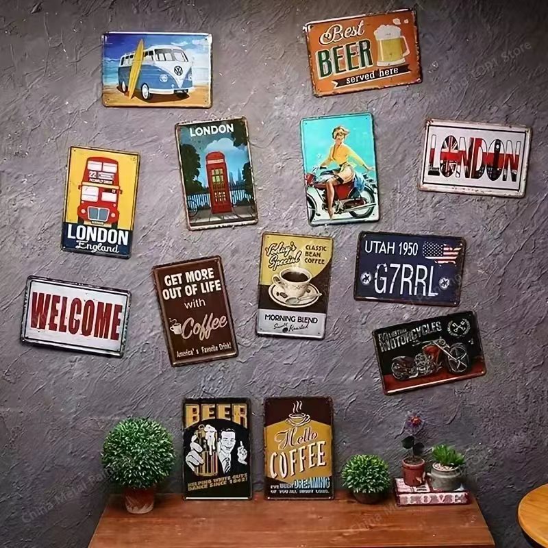 Metal Sign Bar Pub BBQ Shop Wa – обзор и цена Wine Beer Pub