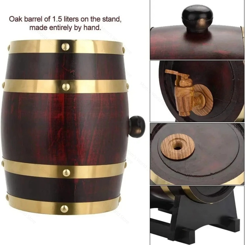 Beer Brewing Keg Vintage Wood  – обзор и цена Wine Beer Rum