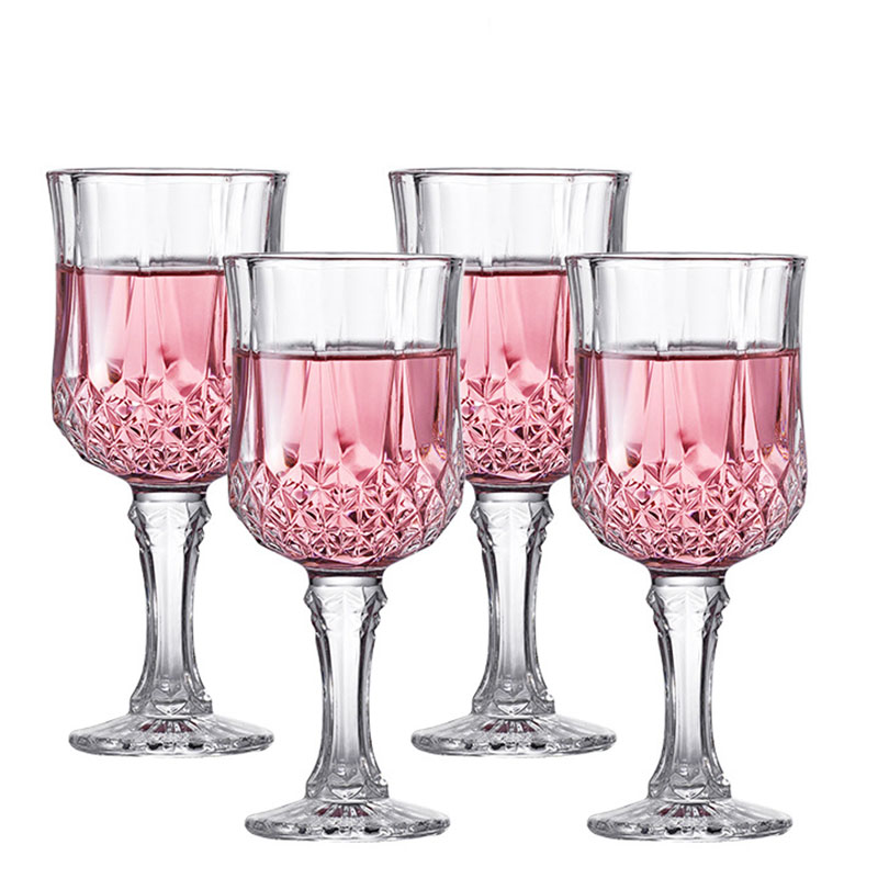 4pcs Set Champagne Cups Red Wi – обзор и цена Wine Glass Set Crystal