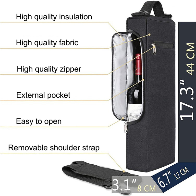 Black Golf Cooler Bag Wine Bee – обзор и цена Wine Beer Type