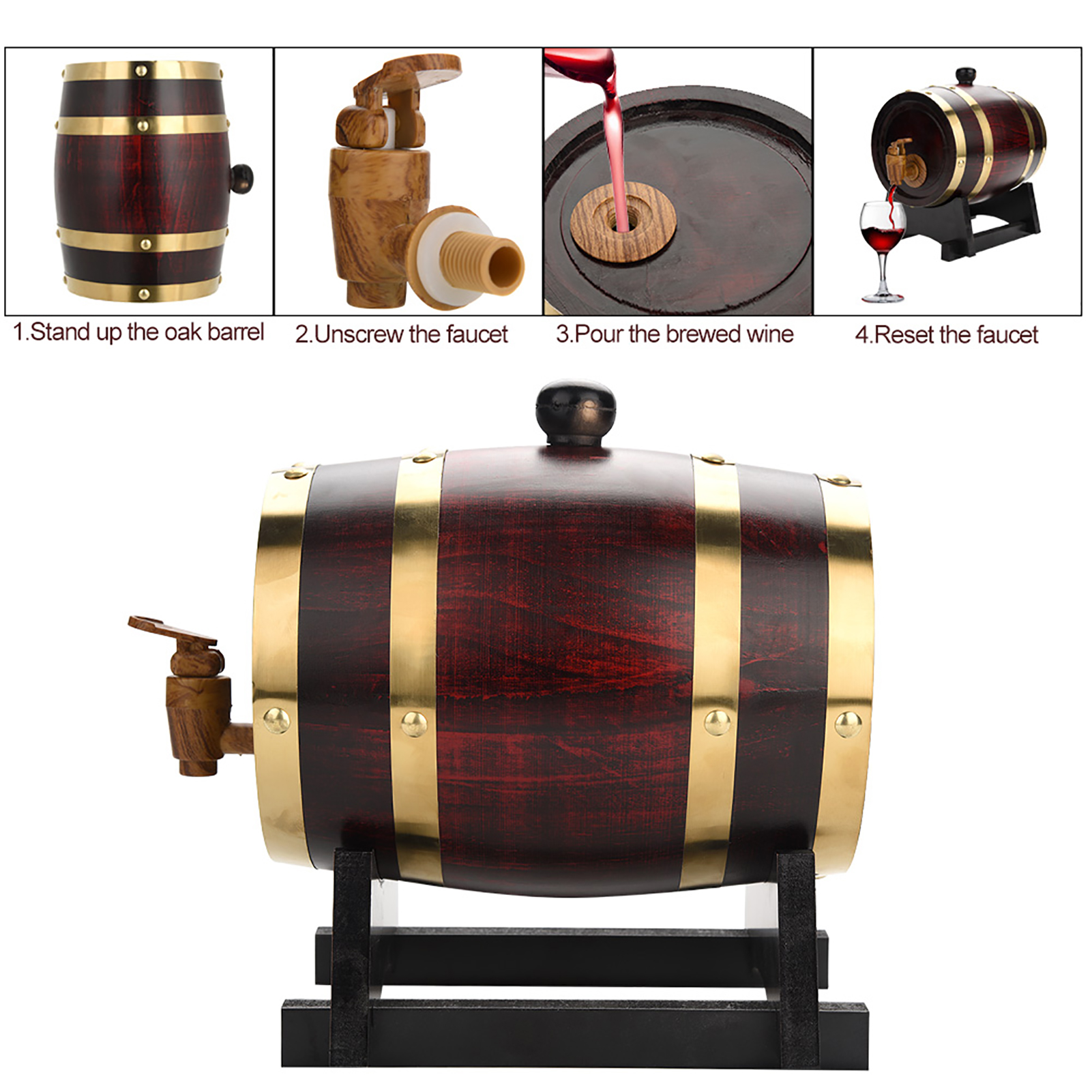 Barrel for Beer Oak Timber Win – обзор и цена Wine Beer Rum