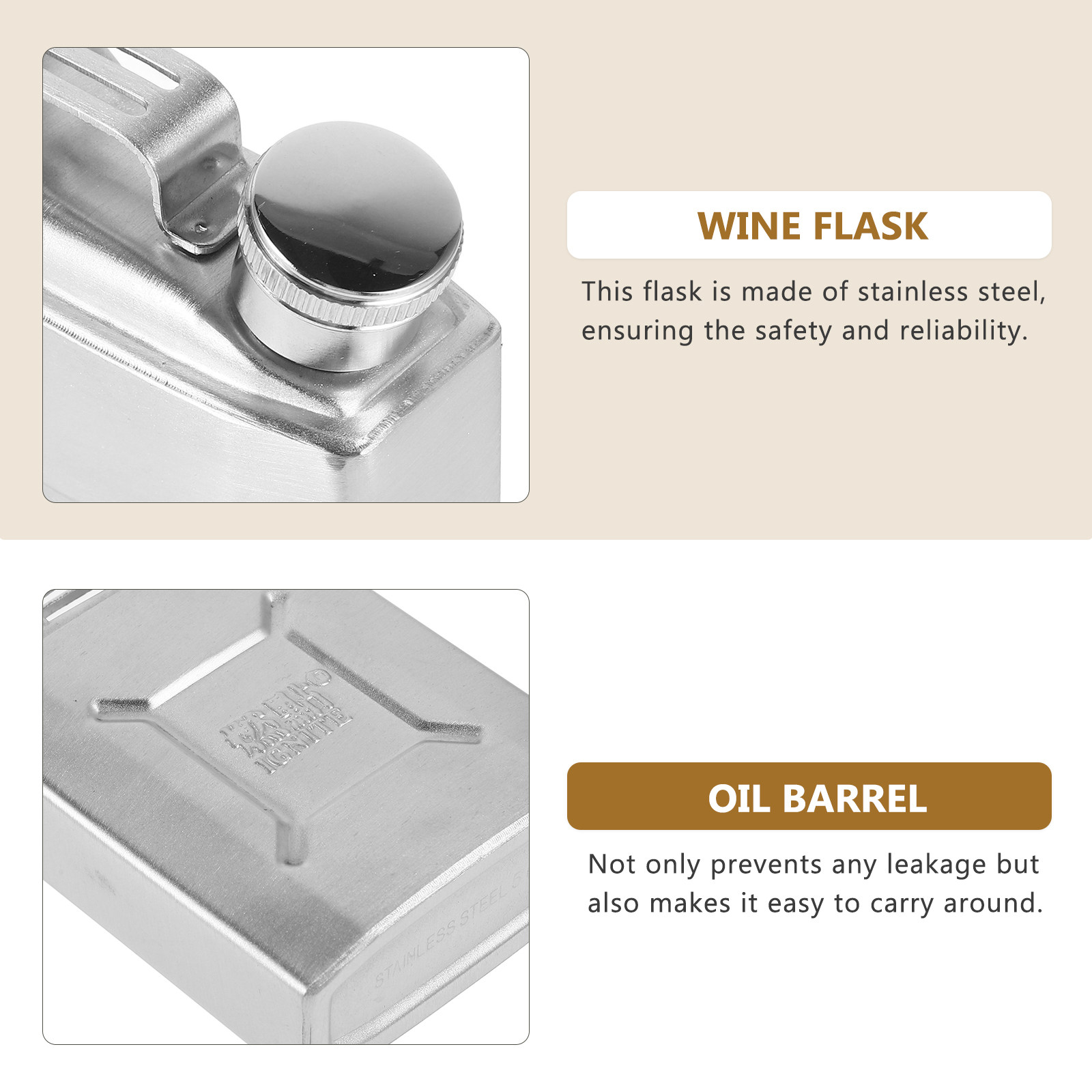 150Ml Mini Stainless Steel Fla – обзор и цена Wine Beer Rum