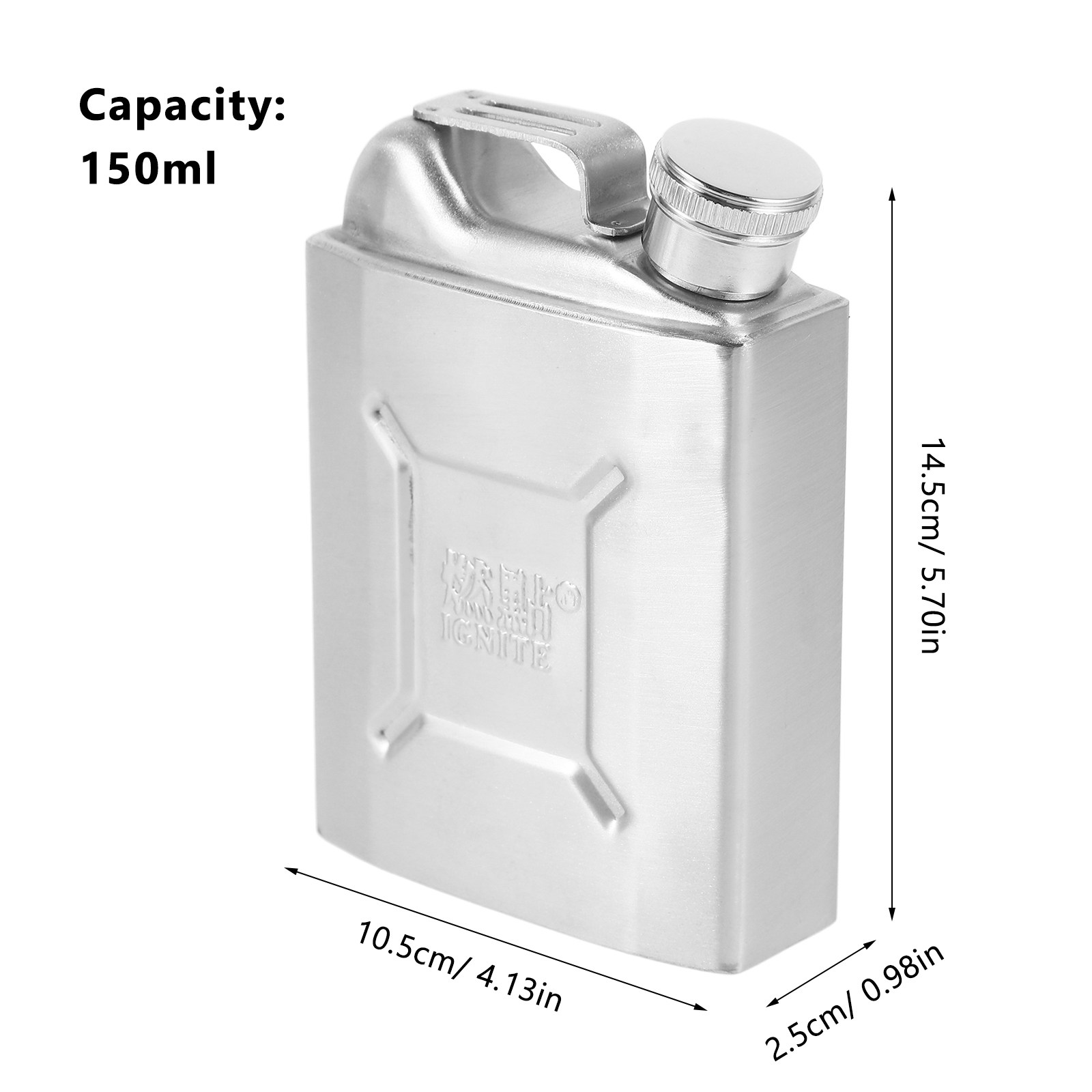 150Ml Mini Stainless Steel Fla – обзор и цена Wine Beer Rum