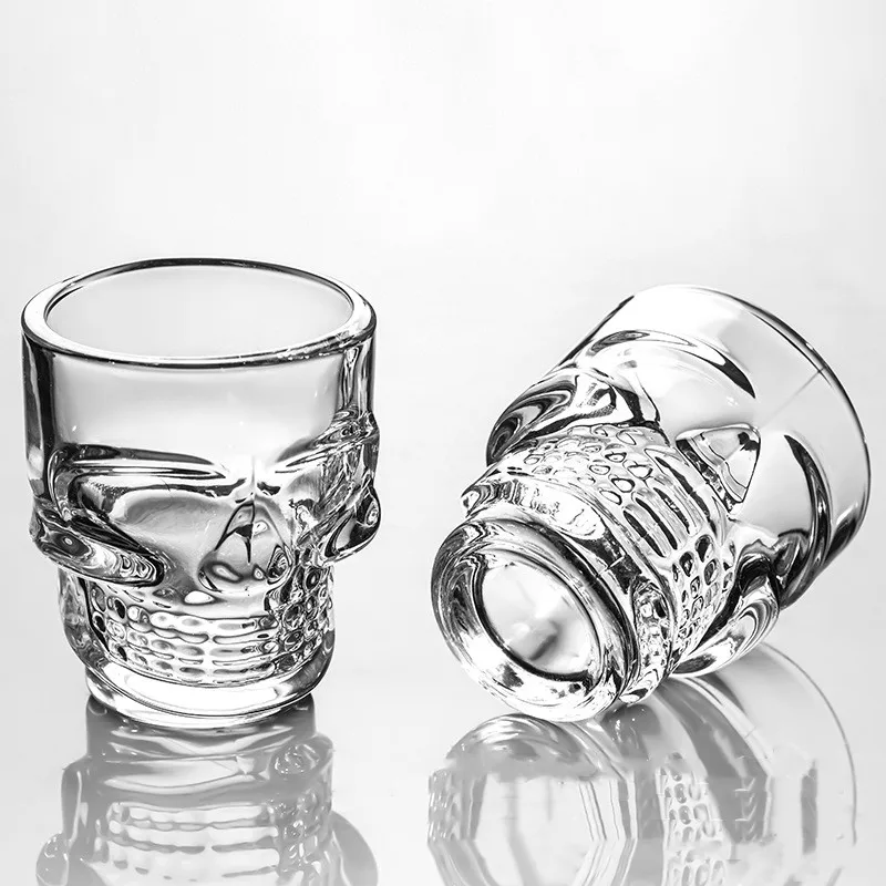1/2Pcs Skull Head Shot Glass C – обзор и цена Wine Vodka Beer
