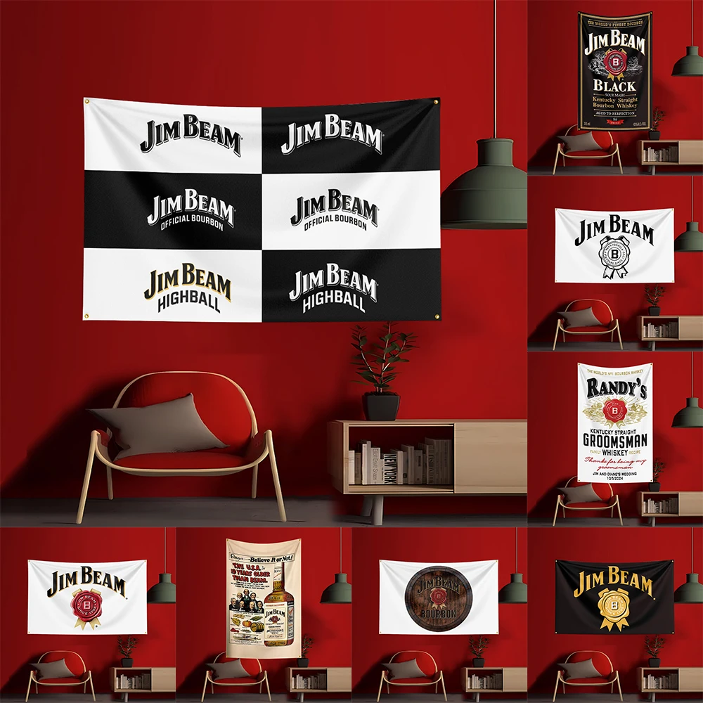 90X150CM Whisky-J-jim beams Fl – обзор и цена Wine Beer Rum