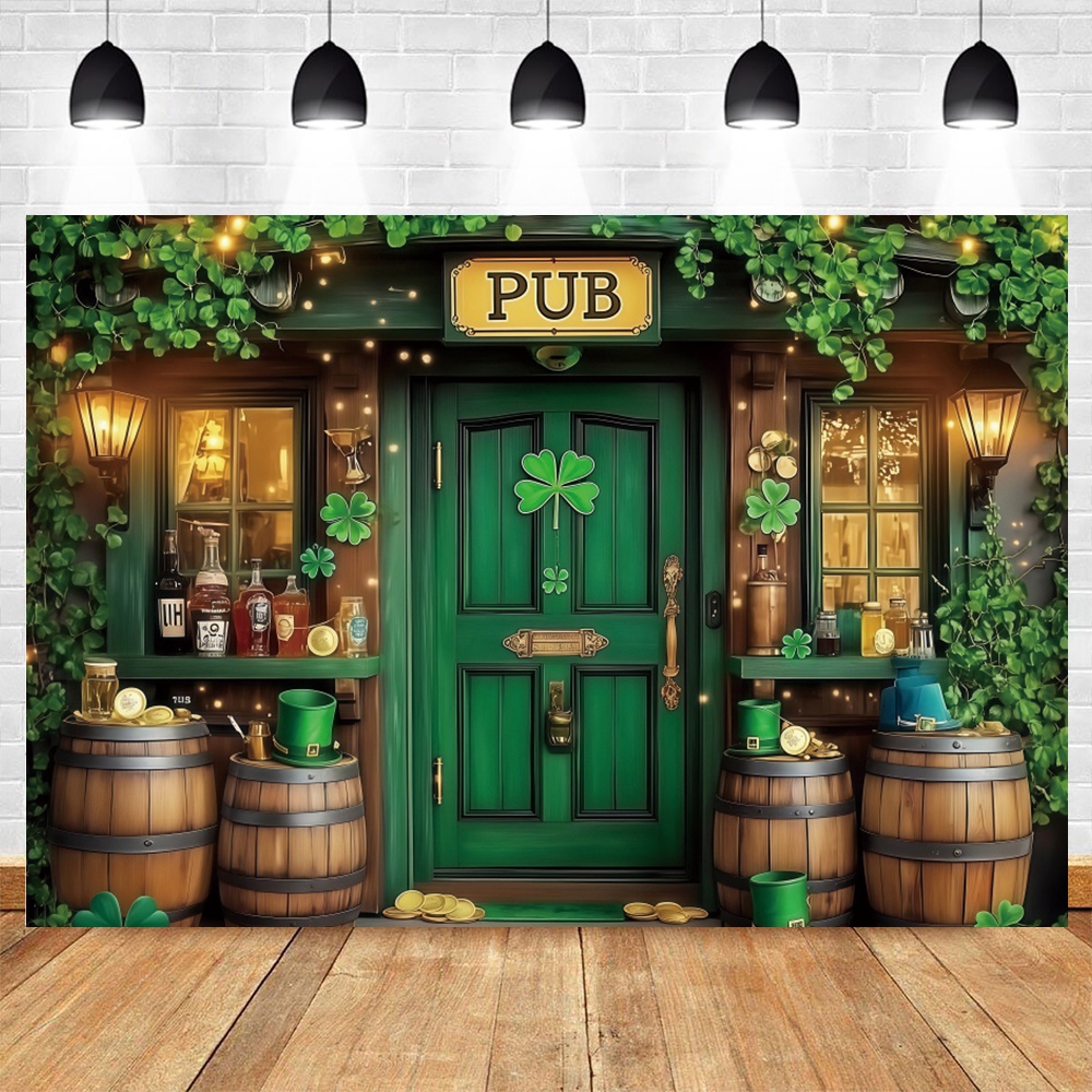 St. Patrick's Day Backdrop Ban – обзор и цена Wine Beer Pub