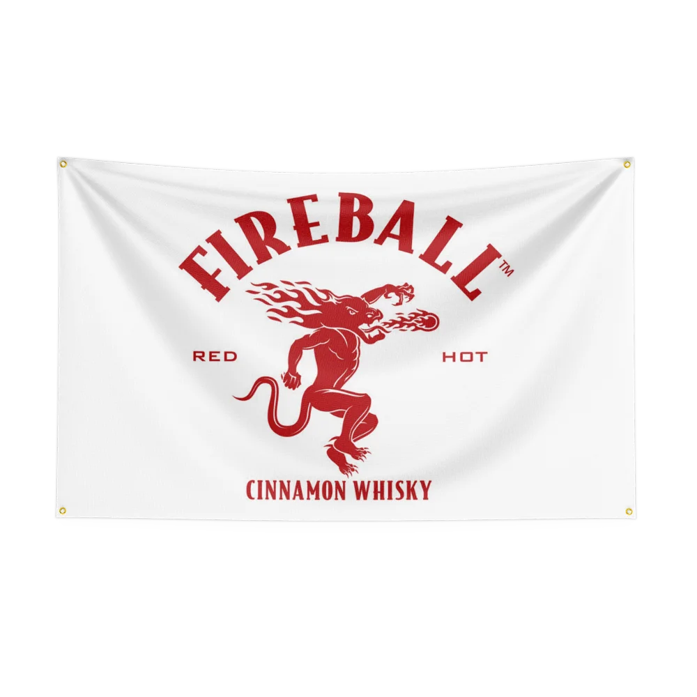 3×5ft whisky-f-fireballs Flag  – обзор и цена Wine Beer Rum