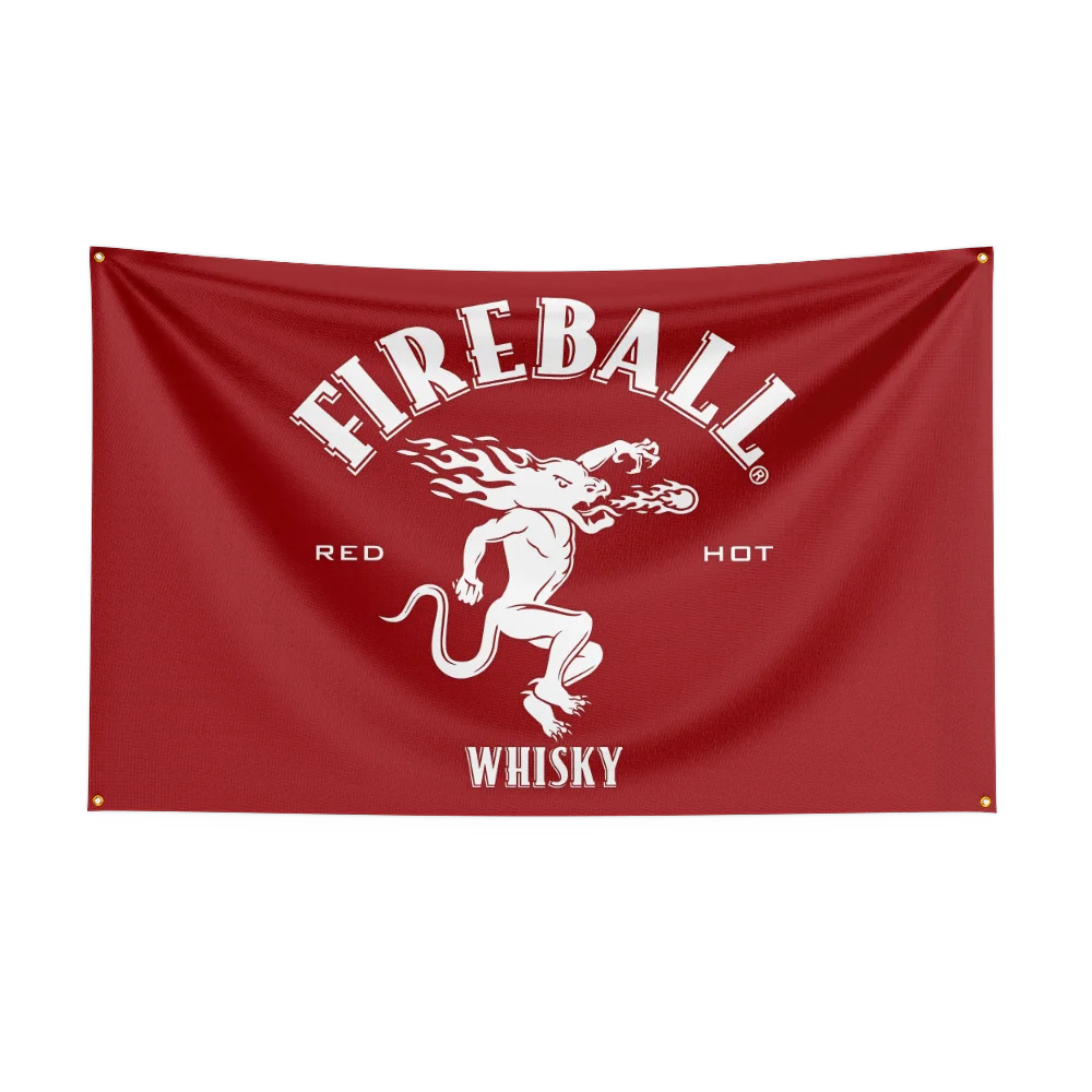 3×5ft whisky-f-fireballs Flag  – обзор и цена Wine Beer Rum