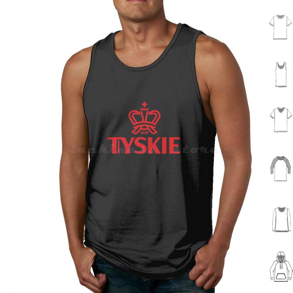 Tyskie Tank Tops Print Cotton  – обзор и цена Wine Beer Rum