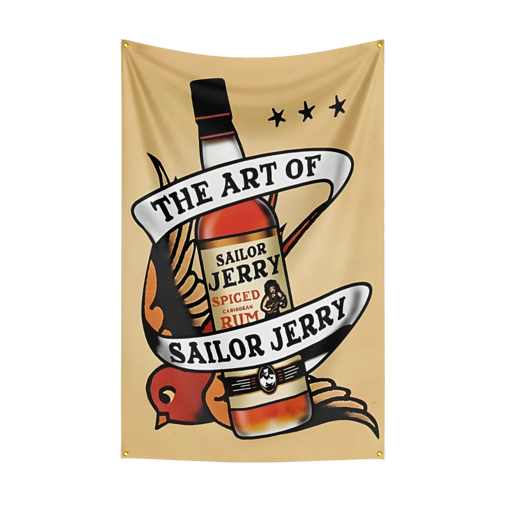 3×5ft S-Sailor Jerrys rum Flag – обзор и цена Wine Beer Rum