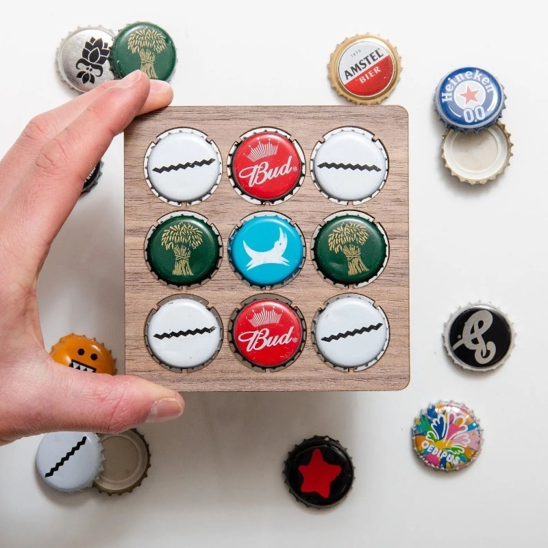 Wood Beer Cap Collector Coaste – обзор и цена Craft Beer & Wine U-