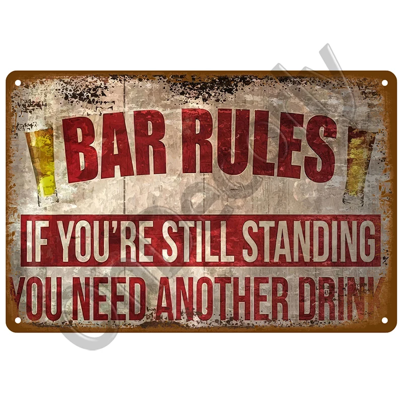 Beer Metal Sign Whiskey Wine A – обзор и цена Wine Beer Pub