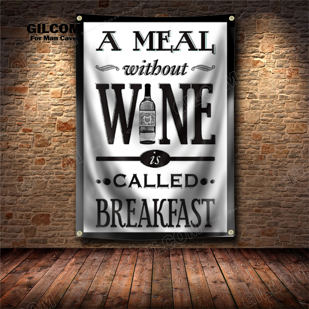 Wine Banner Flag Glass Beer Fo – обзор и цена Wine Beer Pub