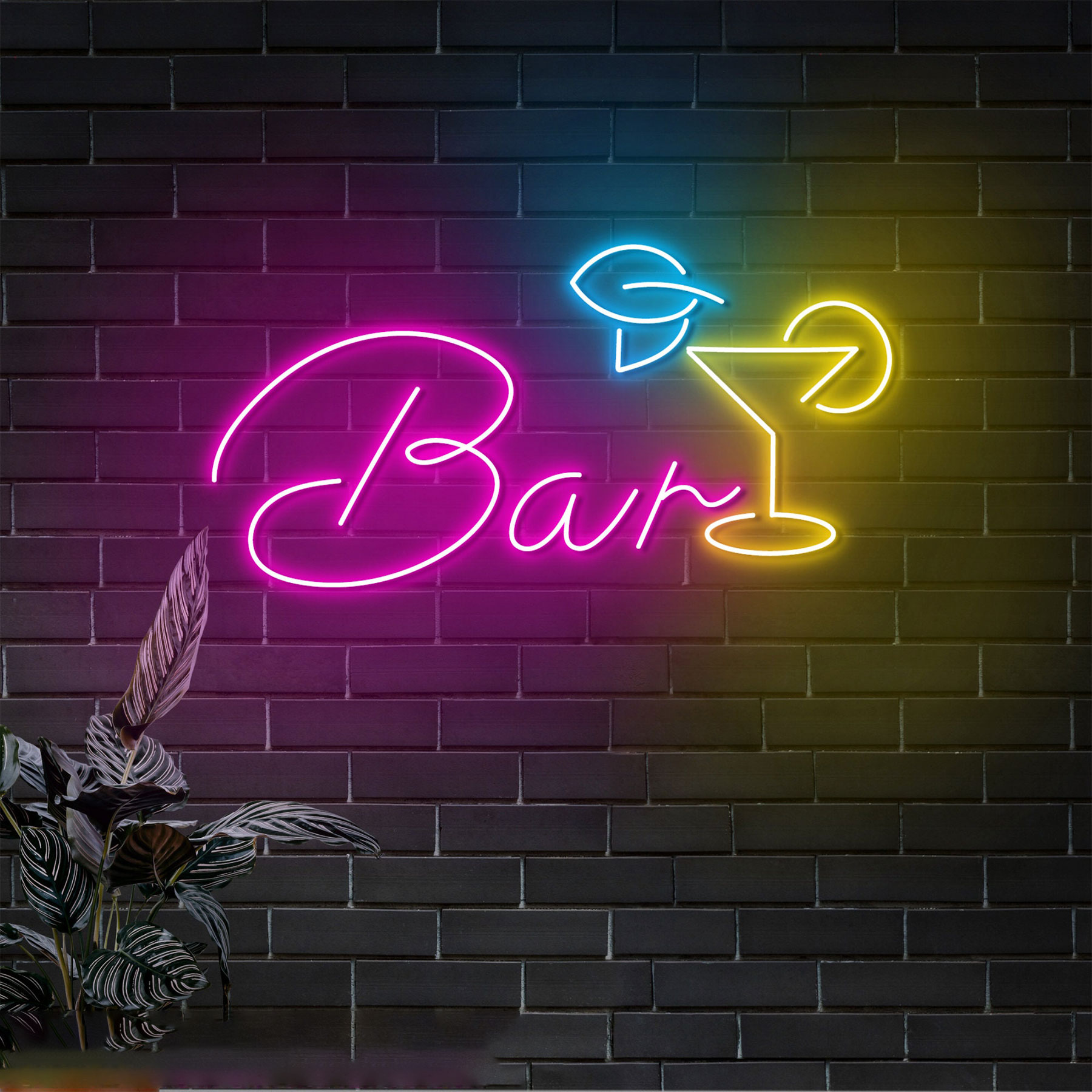 Open Bar Neon Sign Cocktail Ba – обзор и цена Wine Beer Pub