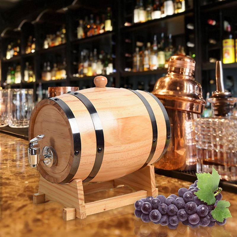 1L/1.5L/3L Wooden Wine Barrel  – обзор и цена Wine Beer Rum
