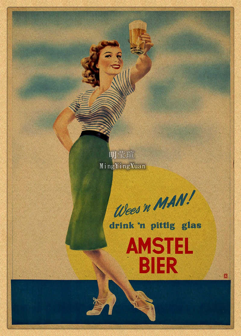 Vintage Beer Wine Drink Chart  – обзор и цена Wine Beer Pub