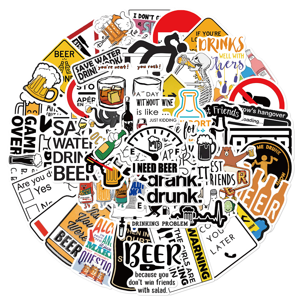 10/30/52PCS Funny Alcoholism V – обзор и цена Wine Vodka Beer
