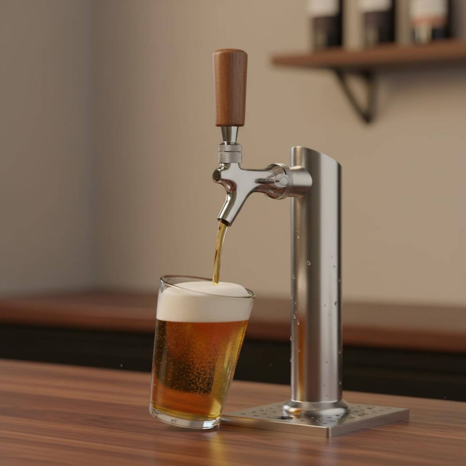 Short Wooden Beer Handle Solid – обзор и цена Wine With Beer