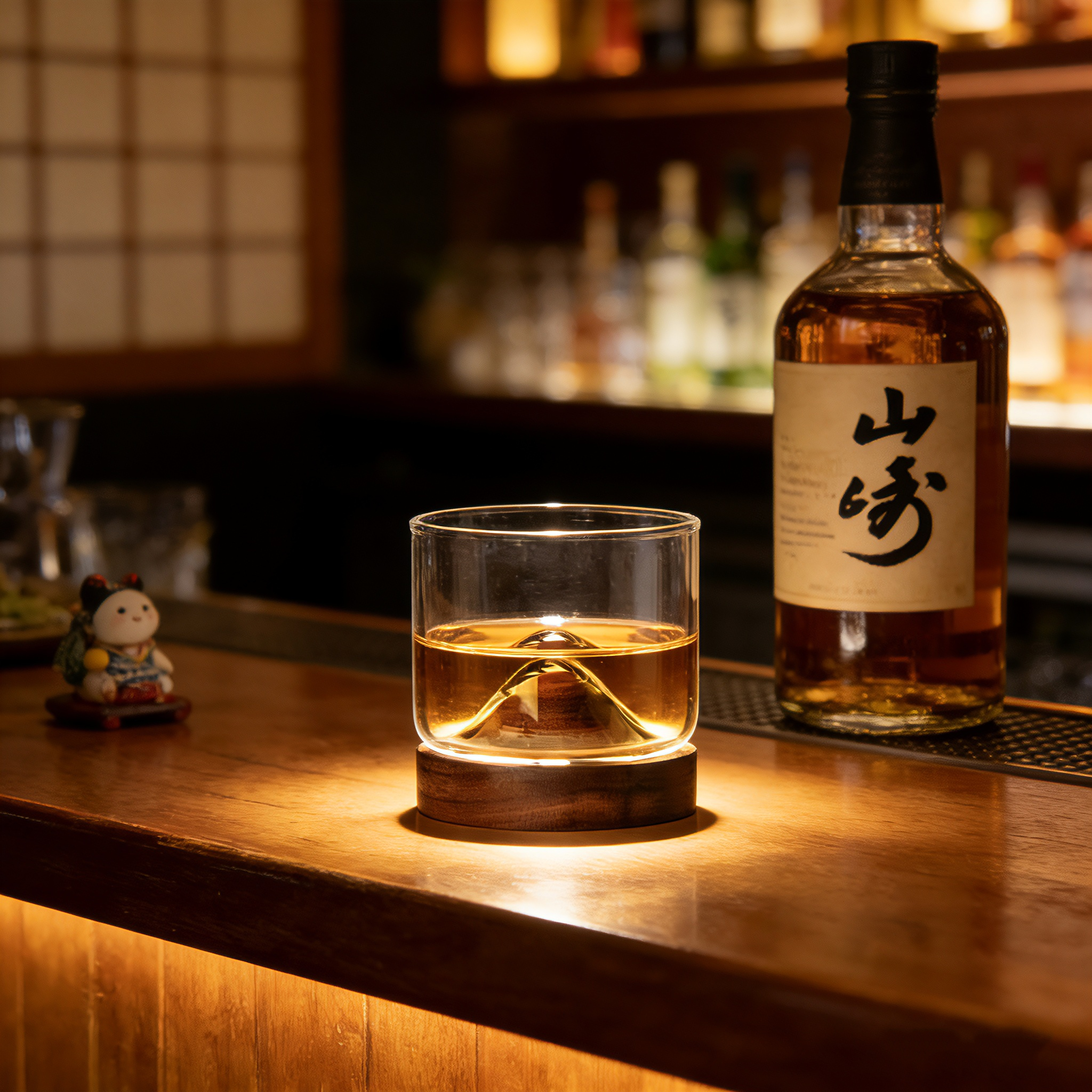 Japanese Style Walnut Coaster  – обзор и цена Wine Vodka Beer