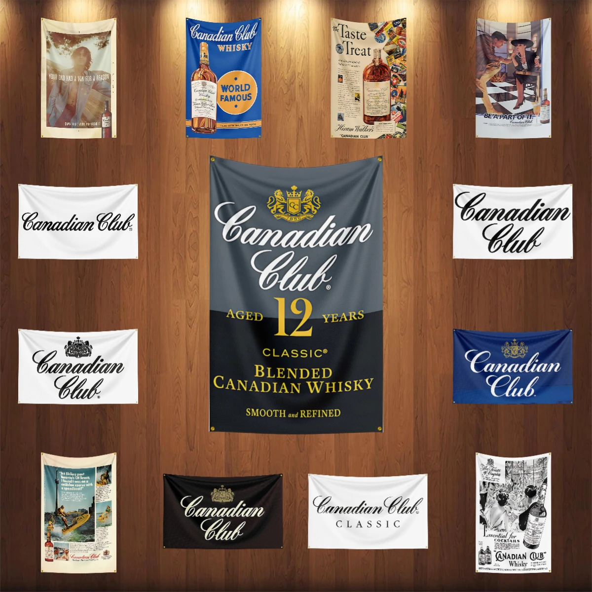 3×5ft whisky C-canadian clubs  – обзор и цена Wine Beer Rum