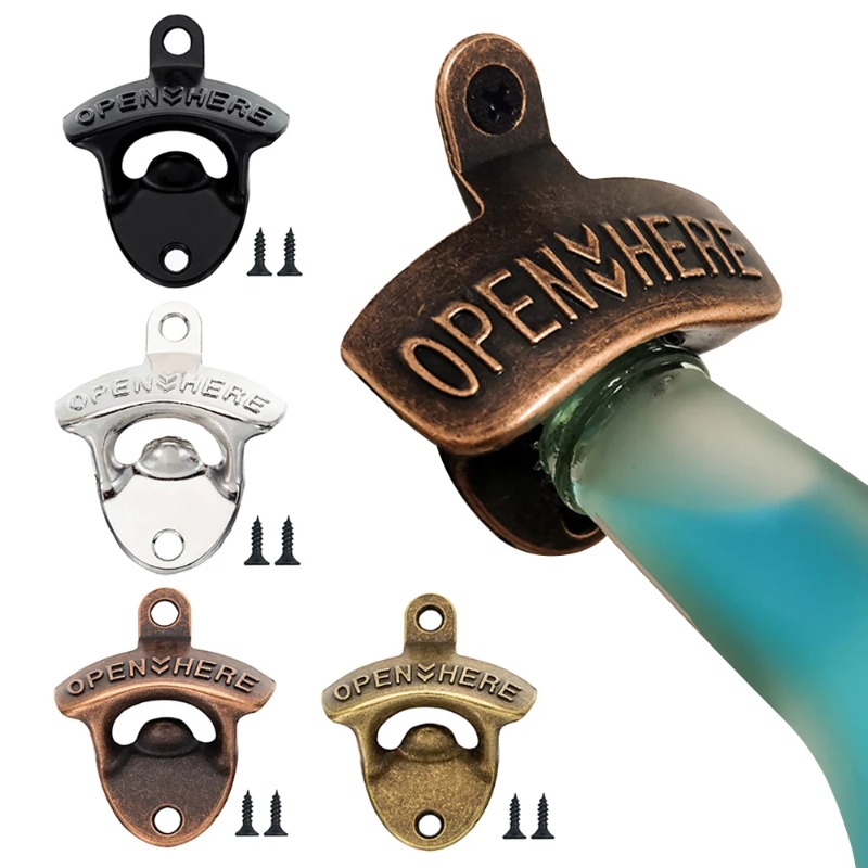 Retro Wall Mounted Bottle Open – обзор и цена Wine Beer Pub