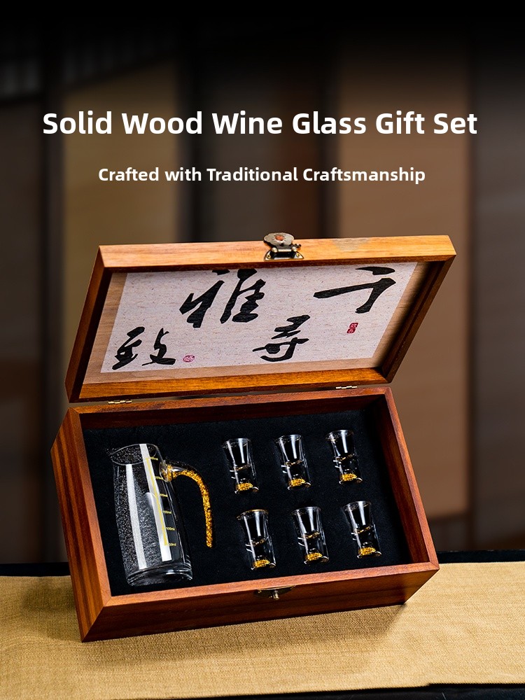 Chinese Style  Wood White Wine – обзор и цена Wine Glass Set Crystal