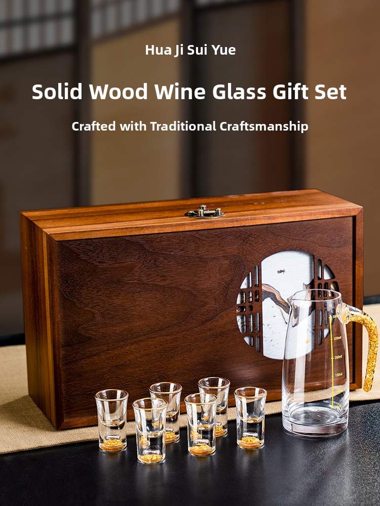 Chinese Style  Wood White Wine – обзор и цена Wine Glass Set Crystal