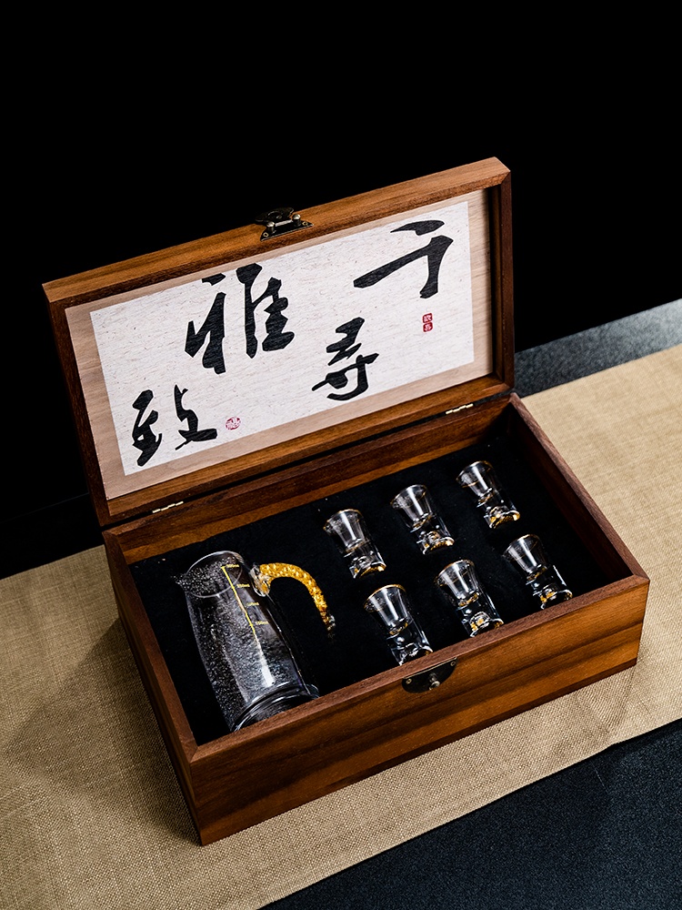 Chinese Style  Wood White Wine – обзор и цена Wine Glass Set Crystal