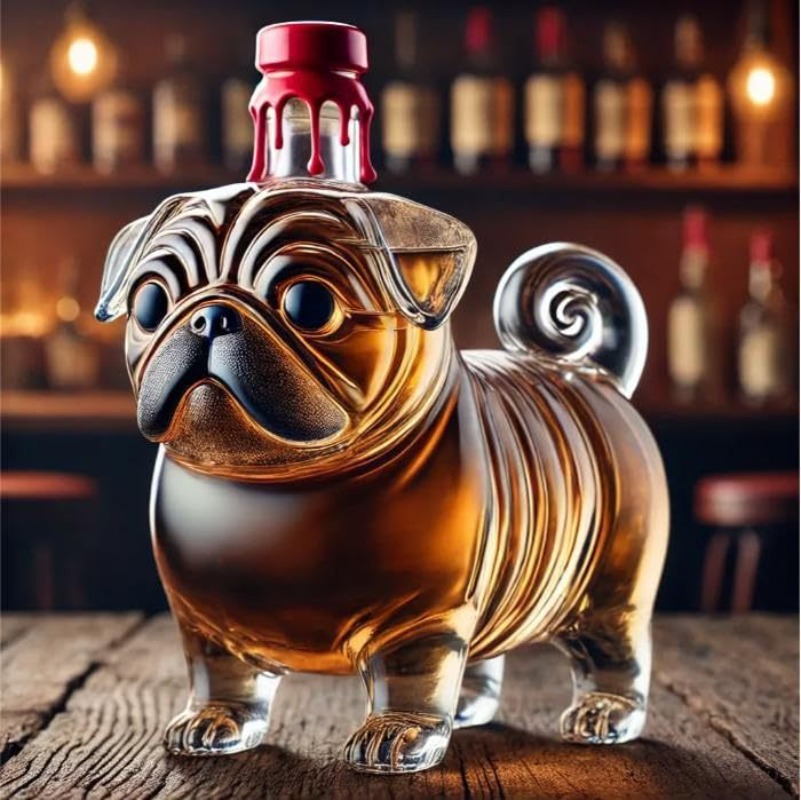 Transparent Whiskey Hanger Pug – обзор и цена Wine Vodka Beer