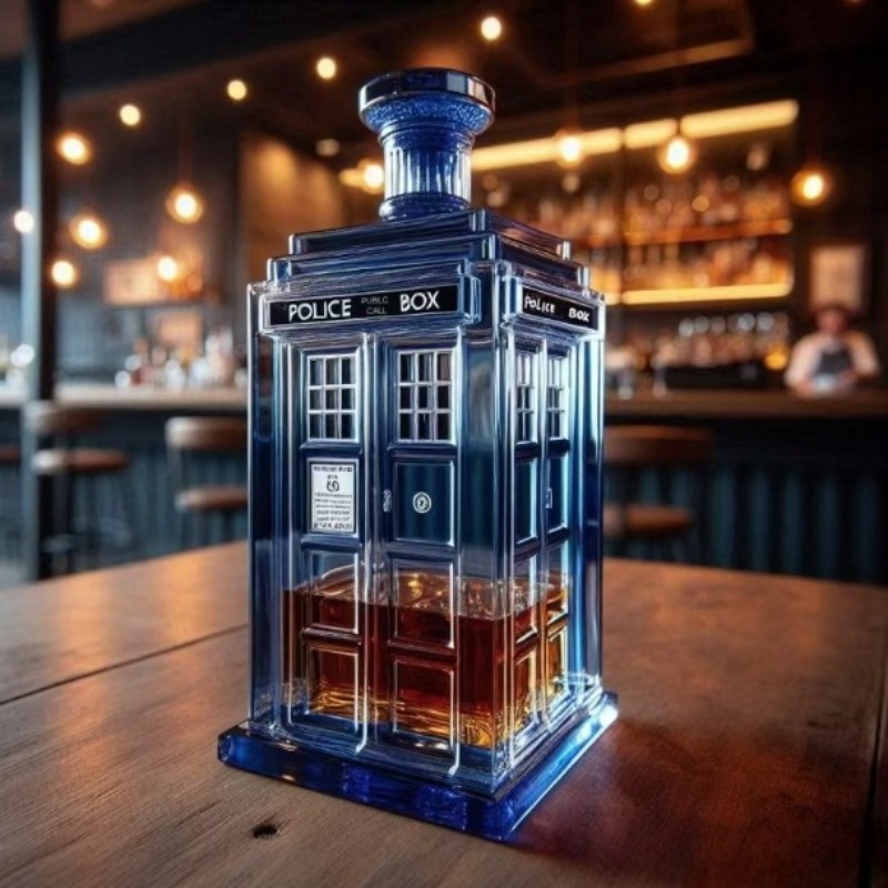 Creative Phone Booth Decanter  – обзор и цена Wine Vodka Beer